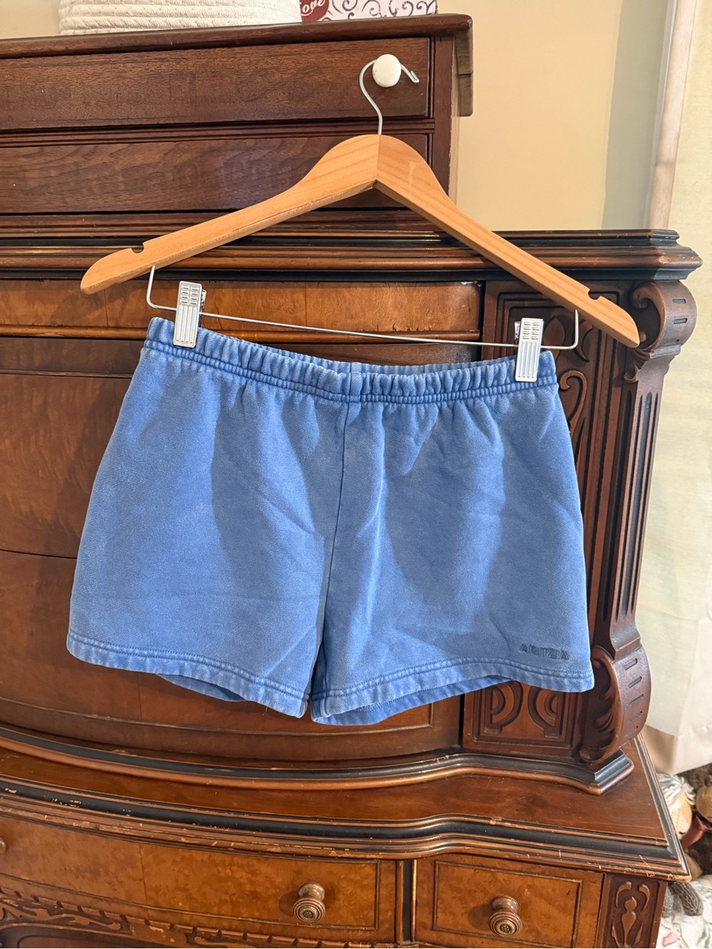 Aritzia Blue Women's Fleece Shorts